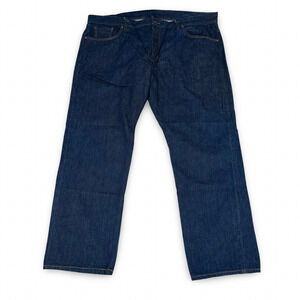 Railcar Fine Goods Jeans Mens 46x30 Selvedge Heavy Blue Denim Dark Wash Straight